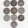 G.B. 10  x 92.5% Silver Coins,  10 x Shilling,1/-,  ( no.G27) Image 2