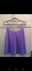 Purple string style top size 14