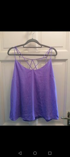 Purple string style top size 14