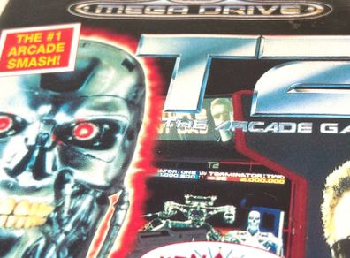 T2 The Arcade Game for Sega Mega Drive - Boxed and Minty