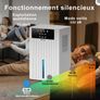 Air Humidifier, [2400ML] Tipkook Anti-Mould Air Humidifier, Silent, 10 Colours LED Image 4