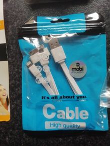 Phone and car chargers and headphones