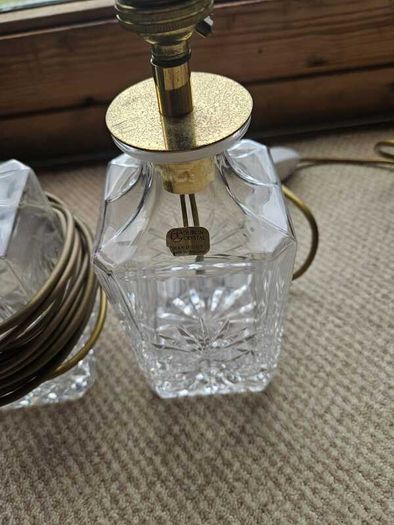 Dublin Crystal glass lamps
