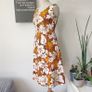 VINTAGE 1960s Royal Hawaiian floral cotton mini dress S M 10 12 1960s Made in Hawaii Image 4