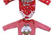 Christmas Baby Top/Vests 3-6mths