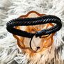 Black Braided Unisex Bracelet Image 3