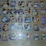 50pcs Cat Transparent Stickers Decals Image 2