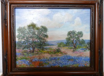 Vintage Oil on Canvas, Signed 13" x 11"