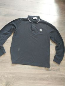 Stone Island Long-Sleeve Compass Patch Polo Shirt Never worn