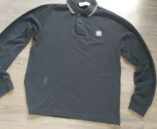 Stone Island Long-Sleeve Compass Patch Polo Shirt Never worn