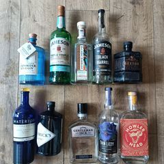 Empty Spirit Bottles bundle