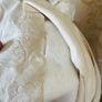 Huge Beautiful Interlined Cream Silk Curtains 110"w x 100"d Image 4