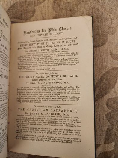 History of the Irish Presbyterian Church by T HamiltonD.D. Printed By T &T. Clark Edinburgh.  1887 paperback  In Good Condition.