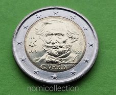 Italy 2013 year Uncirculated 2 Euro coin.