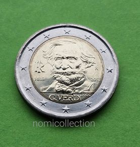 Italy 2013 year Uncirculated 2 Euro coin.