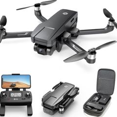 2-Axis Gimbal GPS Drone with 4K EIS Camera for Adults Beginners, HS720G Foldable FPV RC Quadcopter with Brushless Motor, 5G WiFi Transmission, Optical Flow, Follow Me, Smart Return Home