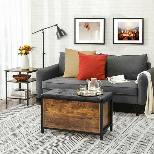 NEW Bench With Storage Ottoman - FREE P&P