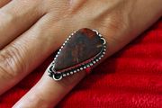 Beautiful Silver Toned Costume Ring - Good Quality - Size M (CS01)