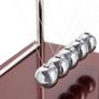 Newton's Cradle Balance Pendulum, Physics Learning Desk Toy, Swinging Kinetic Balls for Home, Office Decoration, Stress Relief, Fun Science Fidget Accessories (18 x 18 x 15 cm) Image 6