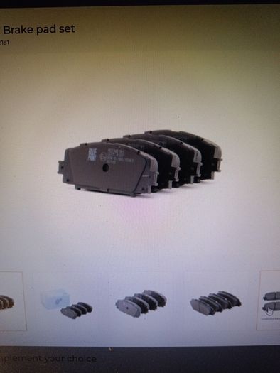 Toyota Prius/Lexus brake pad set