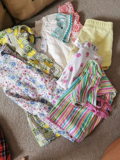 age 4 girls summer bundle 8 pieces all new