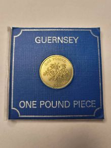 Guernsey One Pound UNC coin