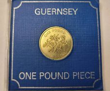 Guernsey One Pound UNC coin