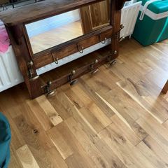 Wall hanging coat rack