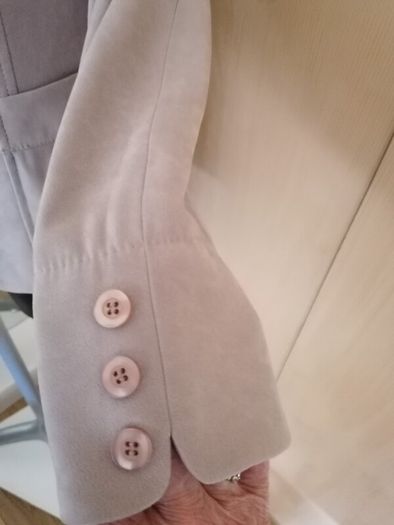 Women's Jacket Cream REDUCED Faux Suede SIZE 14