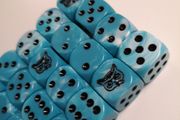 Dice - 20 Blue dice with graphic