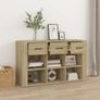 Sideboard Sonoma Oak 100x30x59.5 cm Engineered Wood Image 3