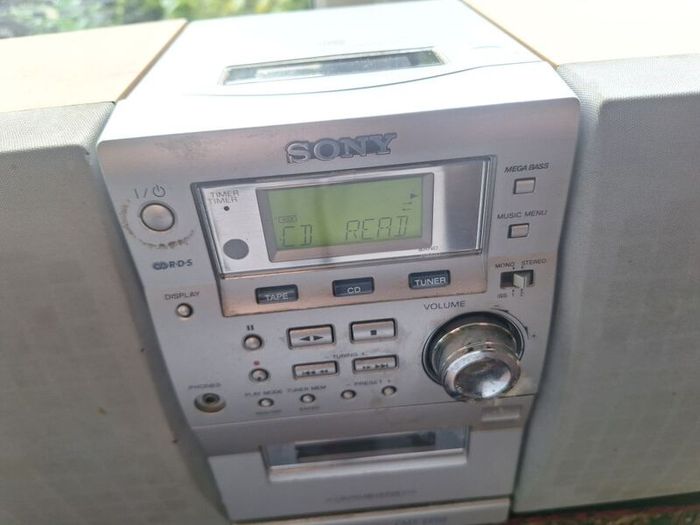 sony cmt-ep50 micro hi-fi system cd cassette radio with remote