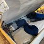Bed 4ft6 and headboard and pillow top mattress and storage Image 2