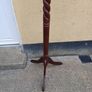 Vintage Mahogany Barley Twist Coat Hanger Image 10