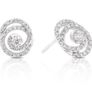 Brand new,real diamond earrings on white gold Image 4