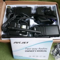 JUKJET Walkie Talkies, Two-Way Radio (VHF/UHF) FM W31 2PCS - W31 Two Way Radio for Adults