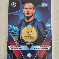 Match Attax 25/26 Wesley Sneijder UCL Medal Winner Relic Card