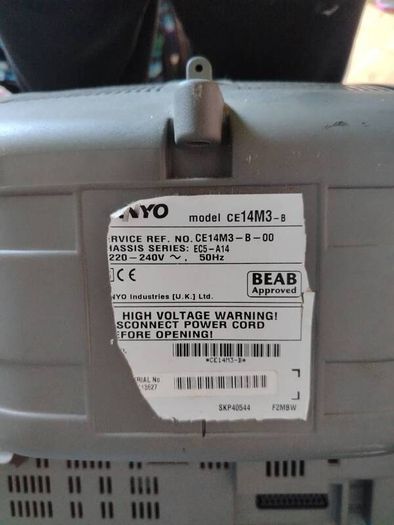 Sanyo 14" Crt tv
