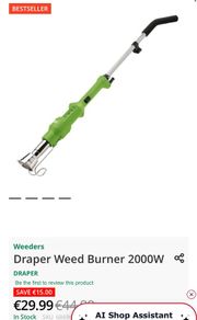 Weed burner