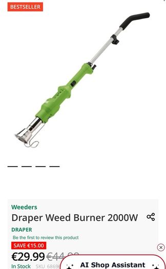 Weed burner