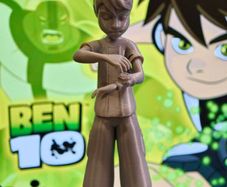 3D Printed Ben Tennyson (Ben 10) & Ghostfreak Figurines