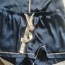 Navy Satin Pyjamas Image 2