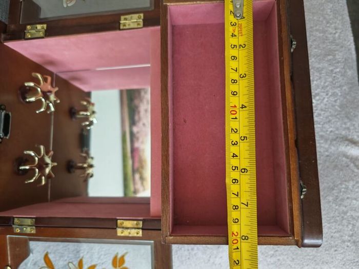 Beautiful Antique Wooden Jewellery Cabinet