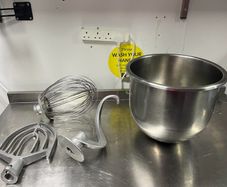 20L Commercial Mixer bowl with 3 attachments