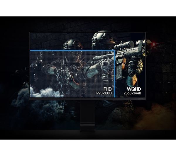 SAMSUNG Space Quad HD 32" LED Monitor - Black (Two Available)