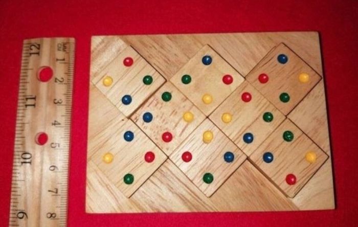 Wooden Logic Puzzle Game