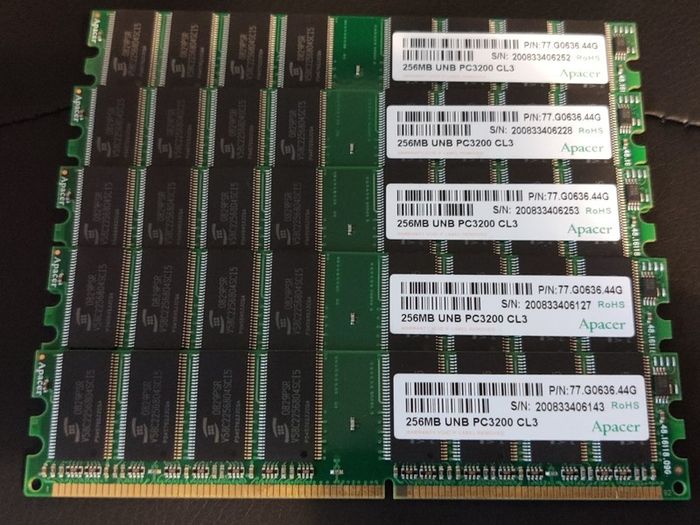 Ddr1 256mb (x5)