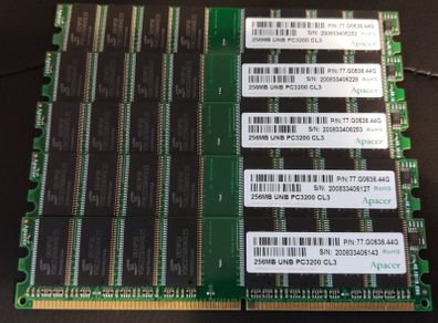 Ddr1 256mb (x5)
