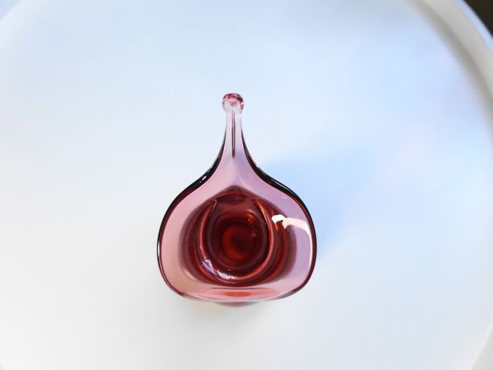 Vintage Cranberry Adrian Sankey Vase