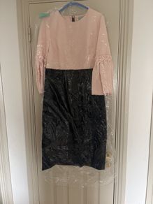 Ted baker black and pink dress